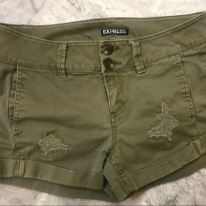 Express Distressed Shorts